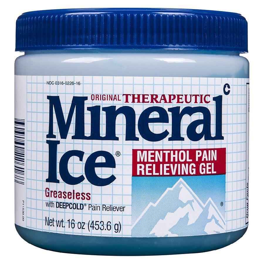 Mineral Ice Therapeutic Pain Relieving Gel - 16 Ounce