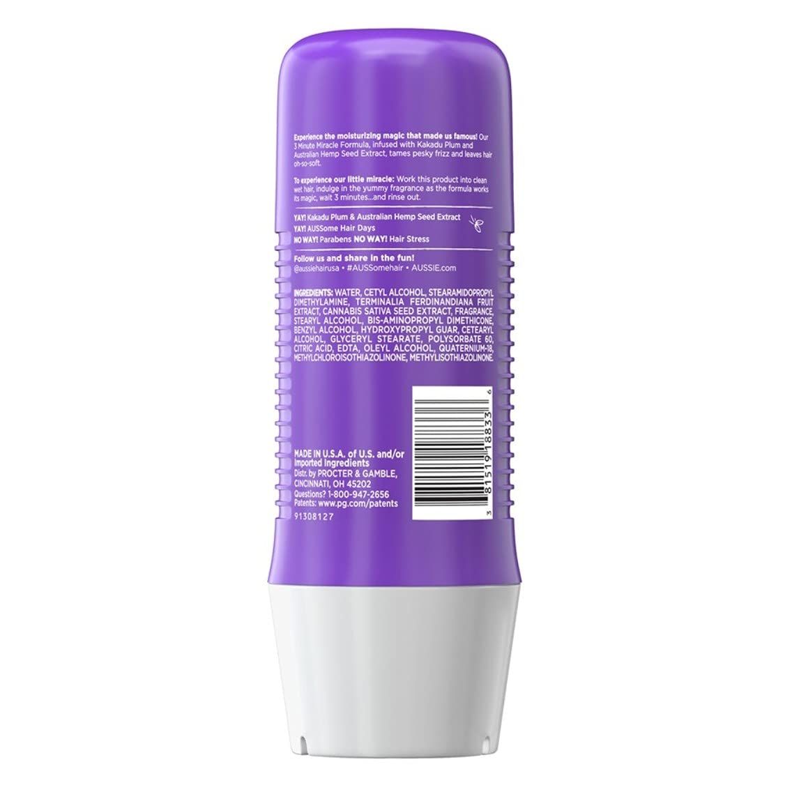 Aussie 3 Minute Miracle Waves Deep Conditioner 8 Oz