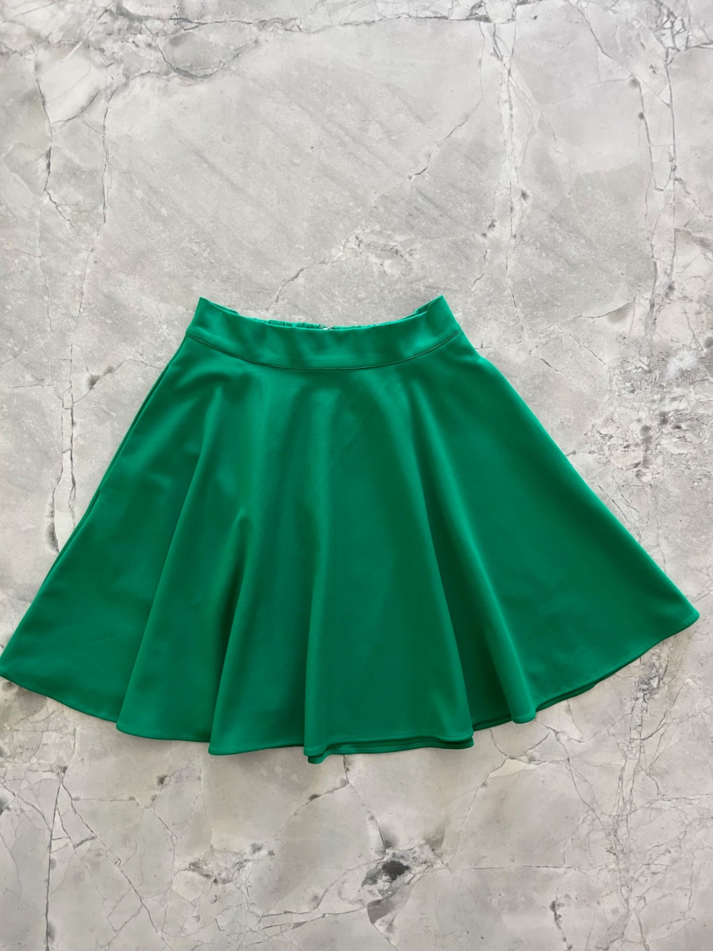 Harper Skater Skirt in Green