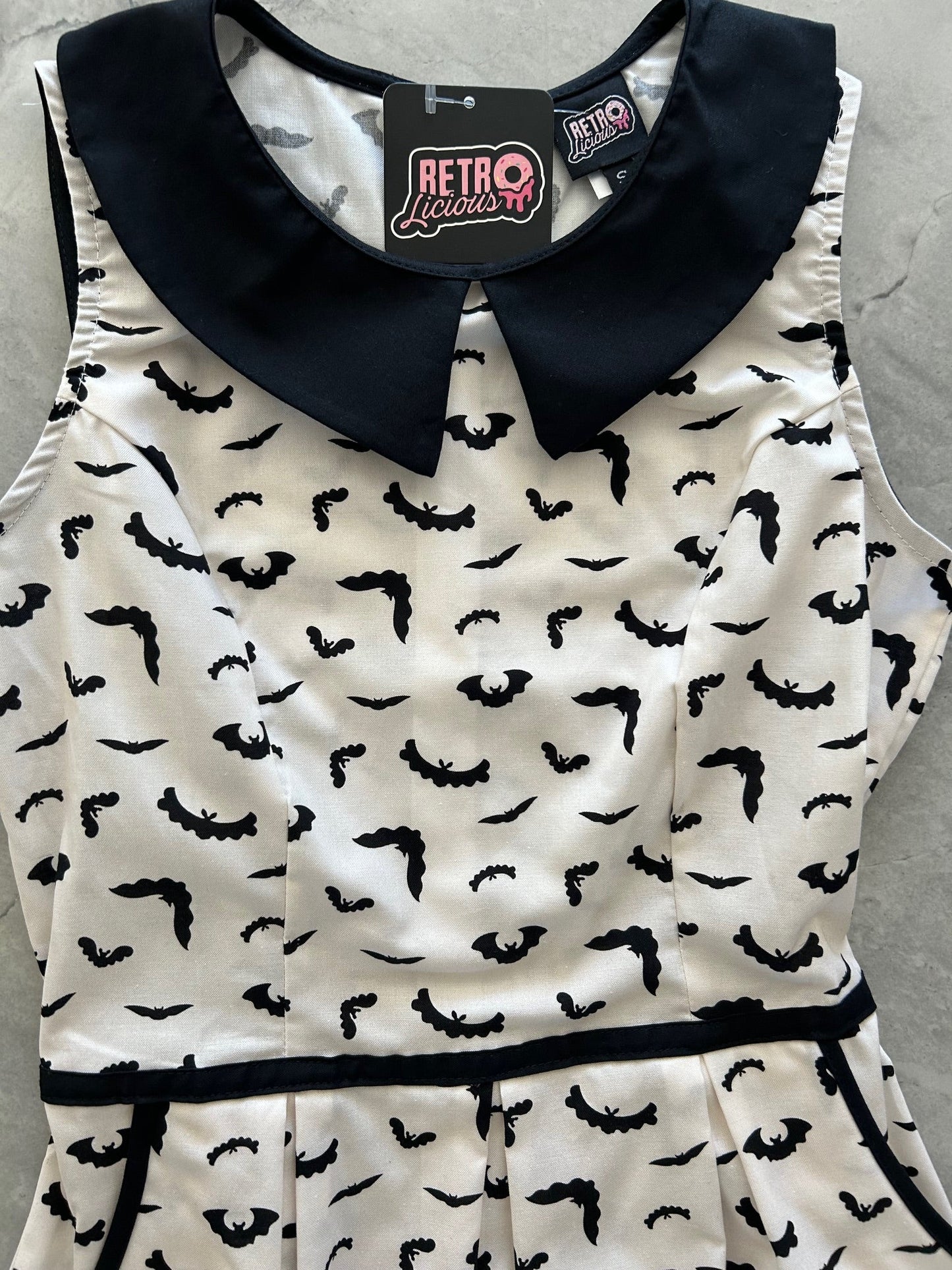 Bats Collared Dress