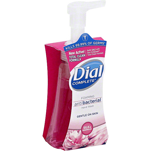 Dial Complete Silk & Magnolia Foaming Antibacterial Hand Wash 7.5 Fl. Oz. Pump