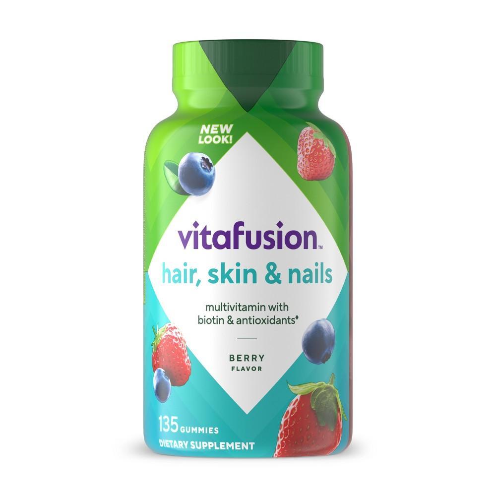 Vitafusion Gorgeous Hair, Skin & Nails Natural Raspberry Flavor