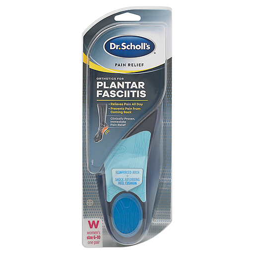 Dr. Scholl's Women's Pain Relief Orthotics Size 6 To 10, 1 PR, For Plantar Fasciitis