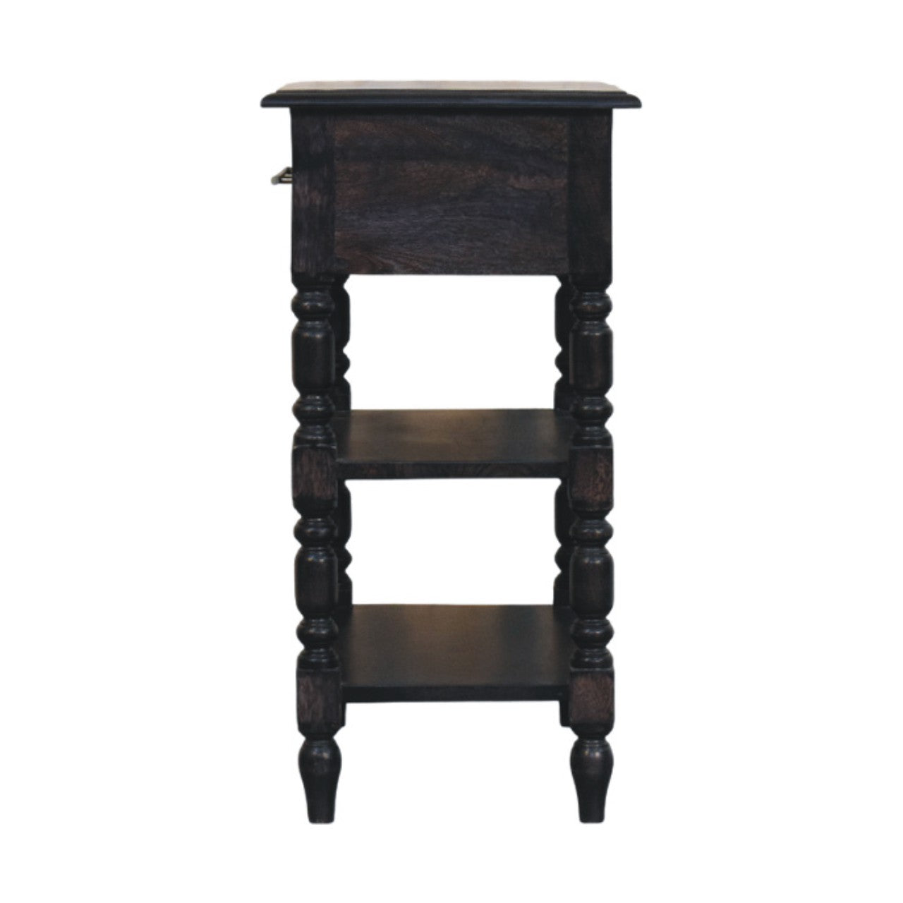 Solid Wood Heritage Turned-Leg Side Table