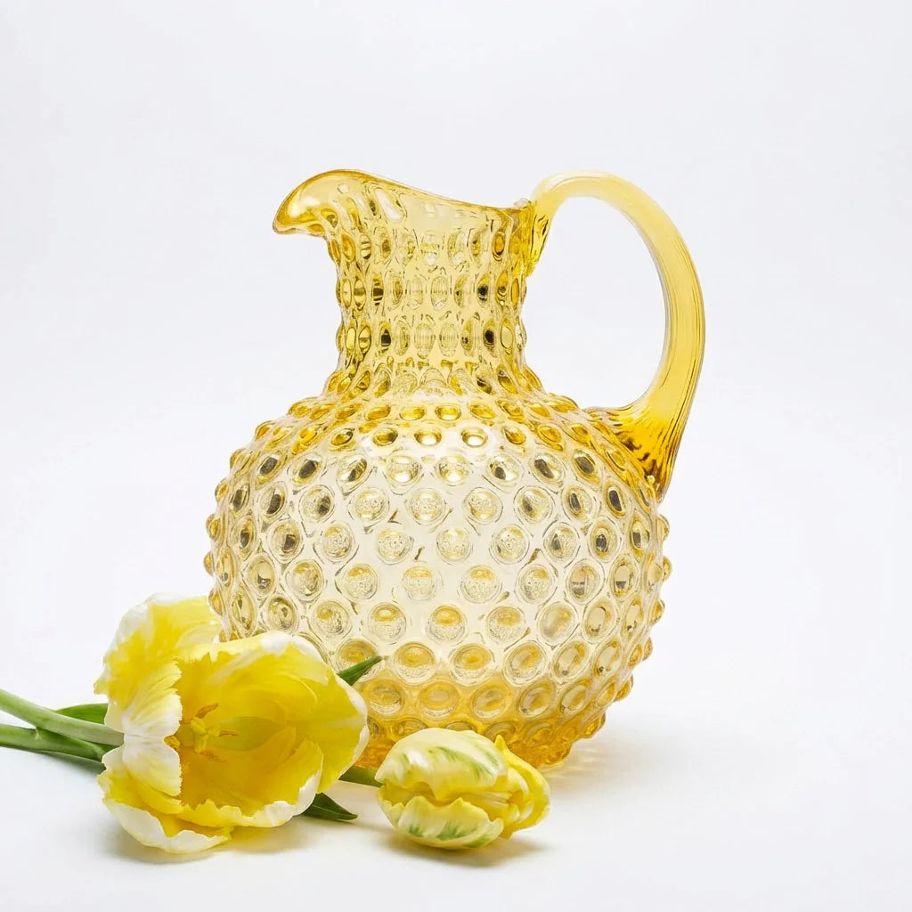 Hobnail Jug - Large - Limoncello Yellow