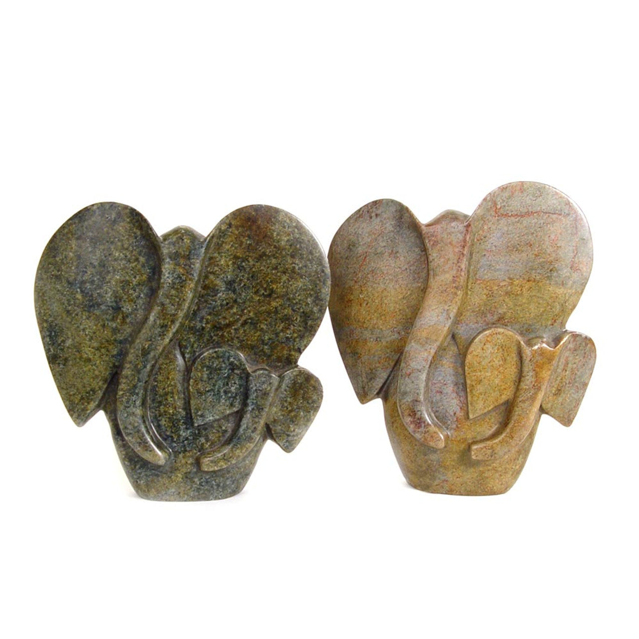 Elephant Parent + Child Stone