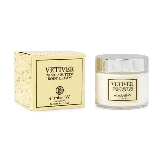 Elizabeth W Vetiver 7% Shea Butter Body Cream 6.9oz