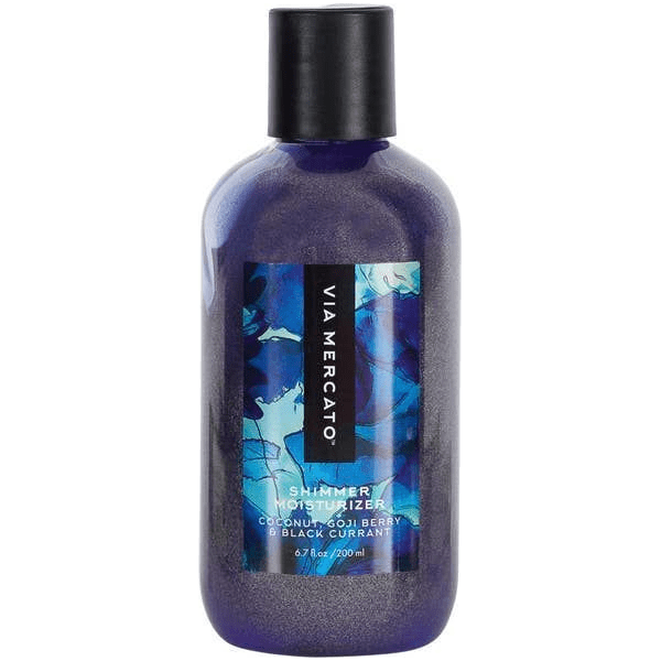 Via Mercato Shimmer Moisturizer Coconut, Goji Berry & Black Currant 6.7oz