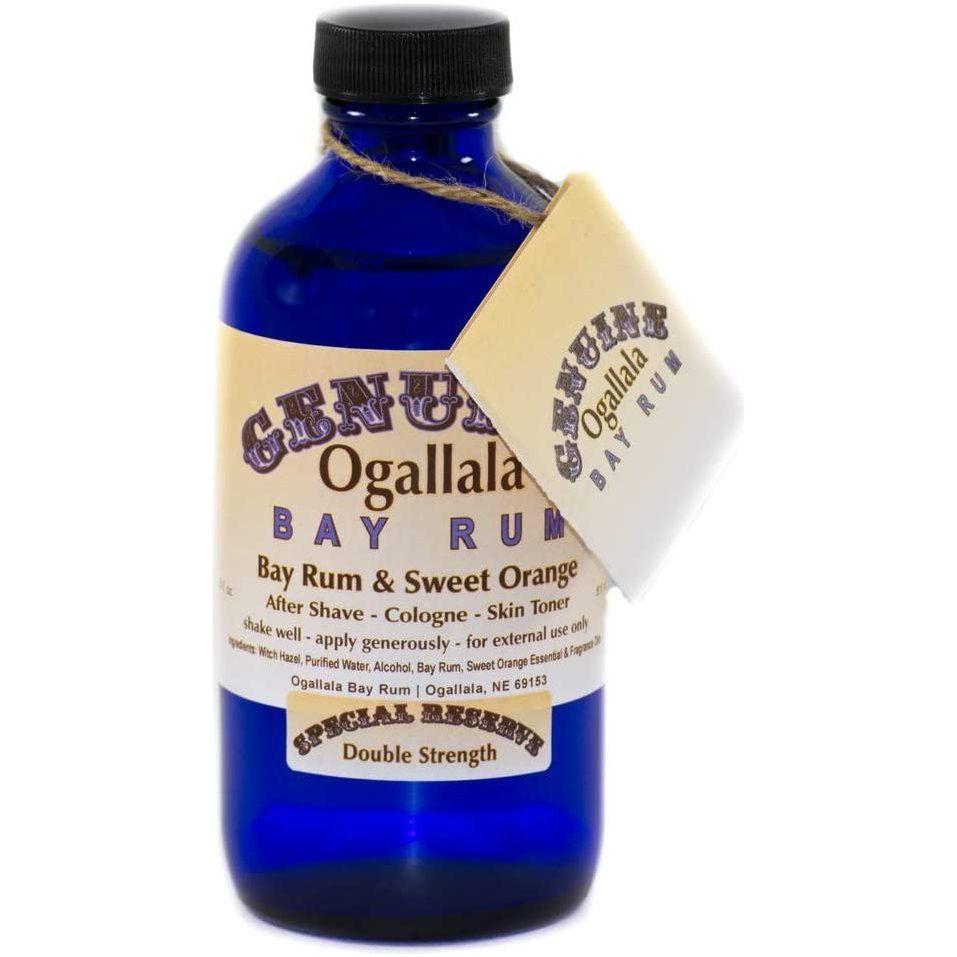 Ogallala Bay Rum & Sweet Orange Double Strength Pre-Shave - After Shave - Skin Toner 8 Oz