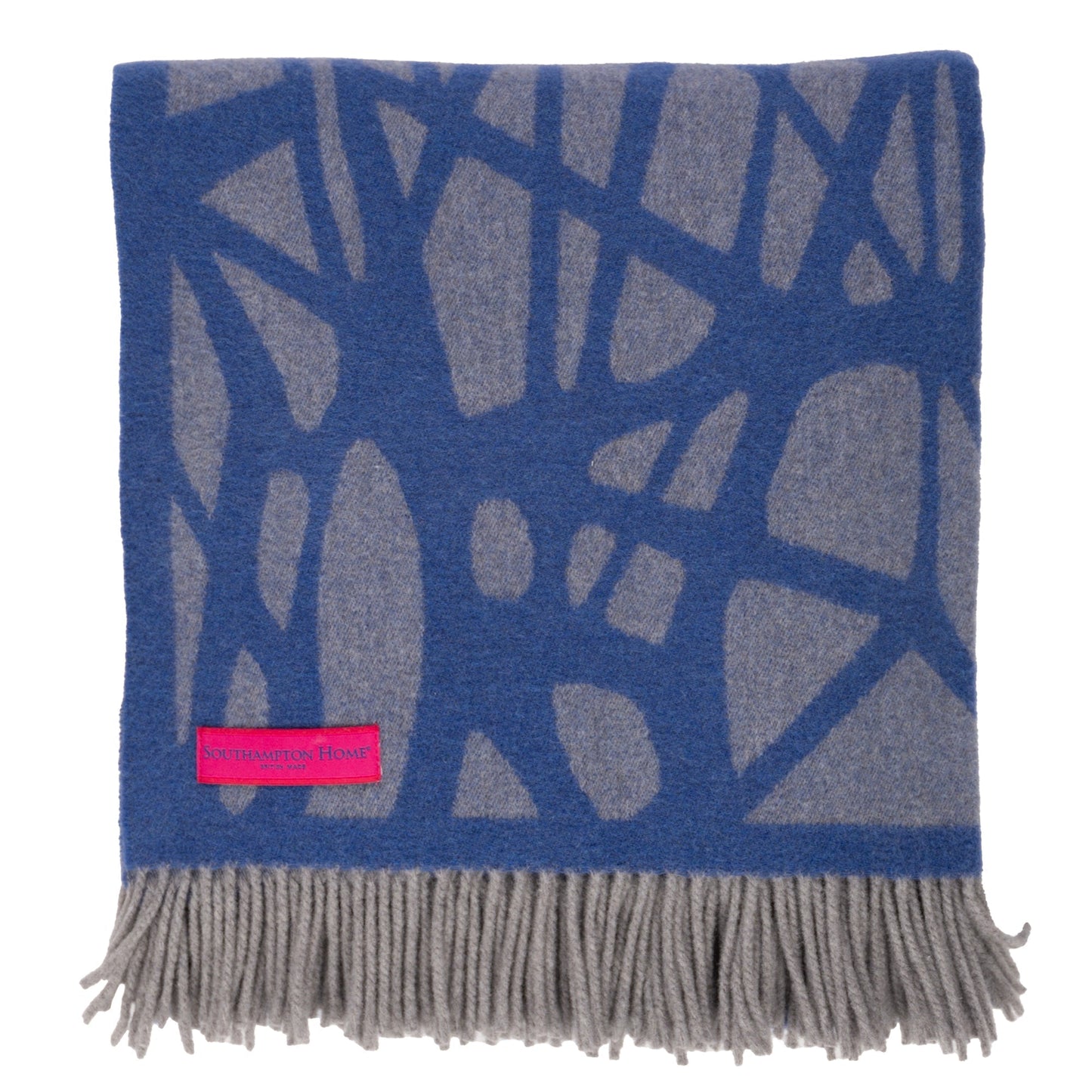 Southampton Home Monarch Merino Fleece Throw ~ Blue ~