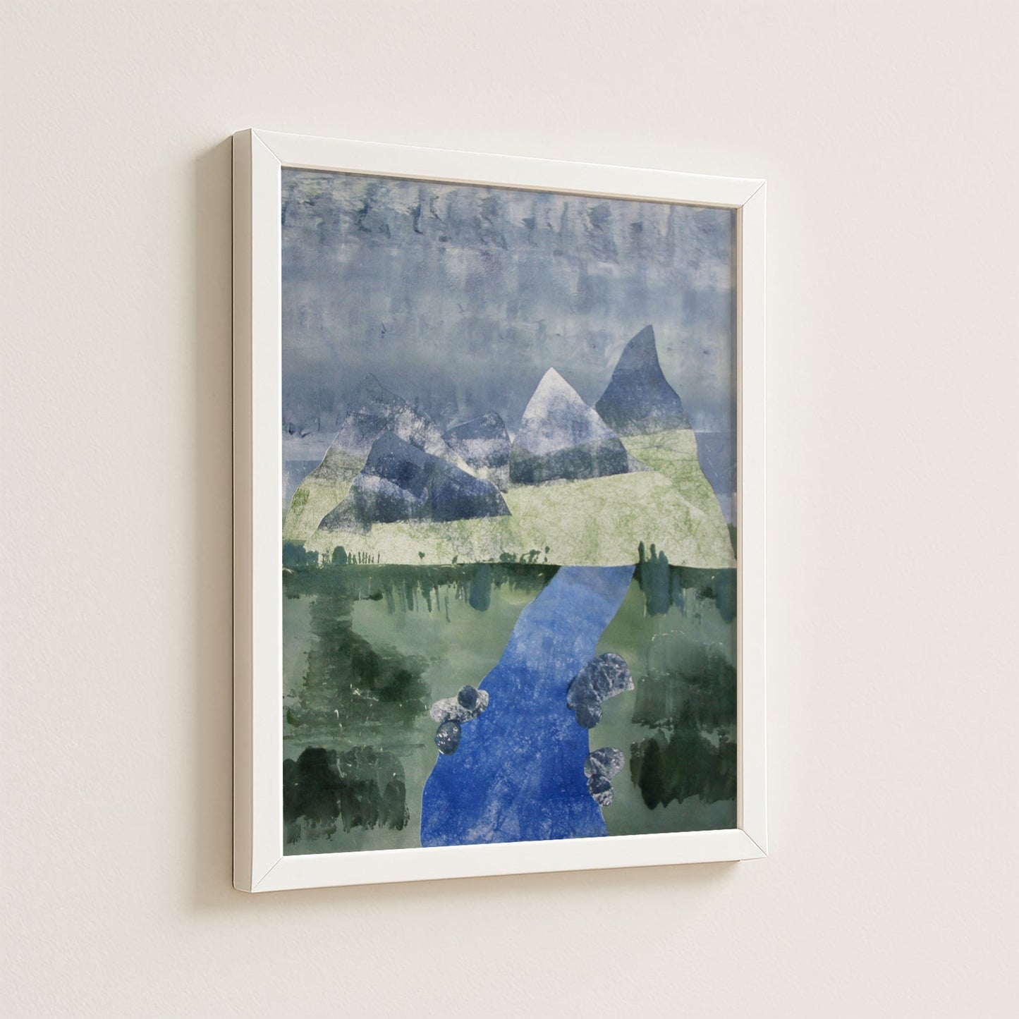 Mountain Trail Small Framed Print