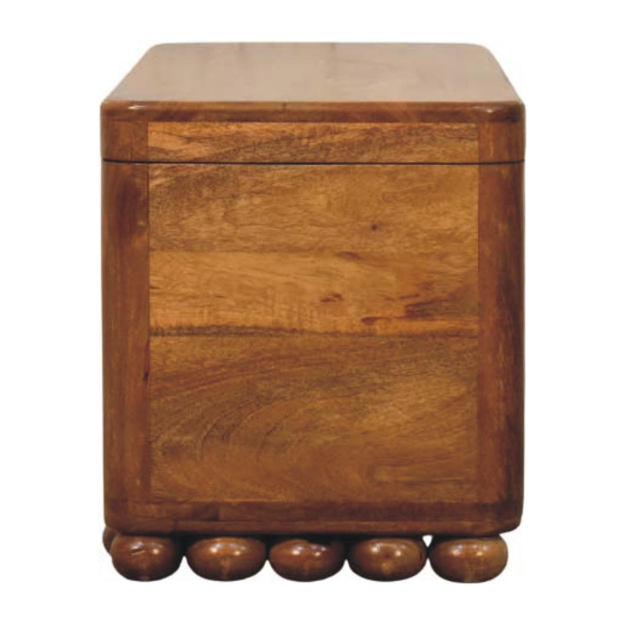 Solid Wood Bola Storage Trunk Bench