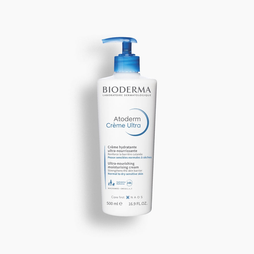 Bioderma Atoderm Ultra- Nourishing Moisturizing Cream Normal To Dry Sensitive Skin 500ml