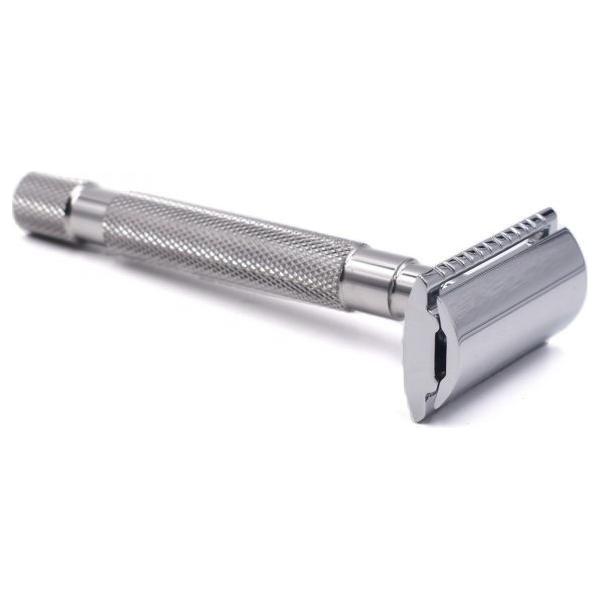 Parker 64S Stainless Steel Handle With Closed Comb Head Safety Razor