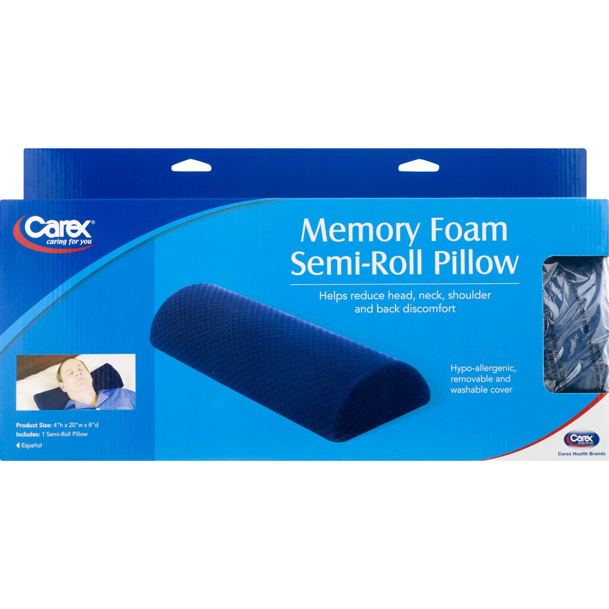 Carex Semi Roll Pillow