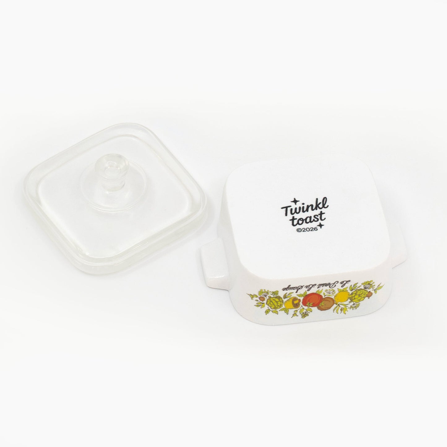 Mini Spice of Life Trinket Box – Corning Ware–Inspired Casserole