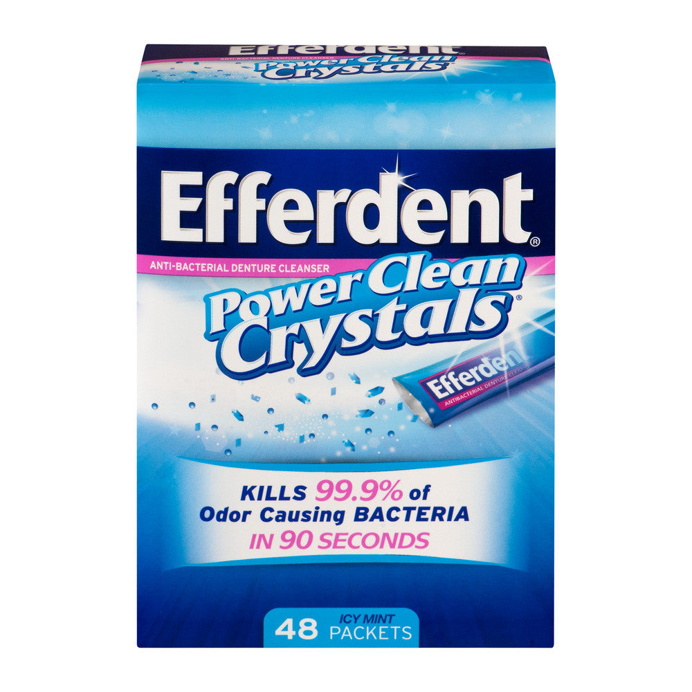 Efferdent Power Clean Crystals 48
