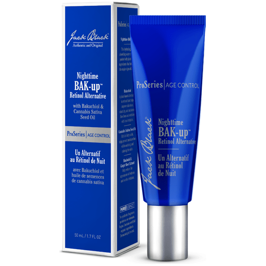 Jack Black Nighttime Bak-up Retinol Alternative Cream, 1.7 Fl oz