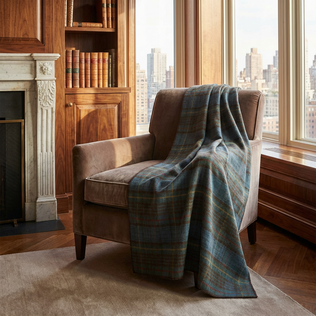 Highland Tweeds BIG Throw ~ Antique Hunting Stewart ~