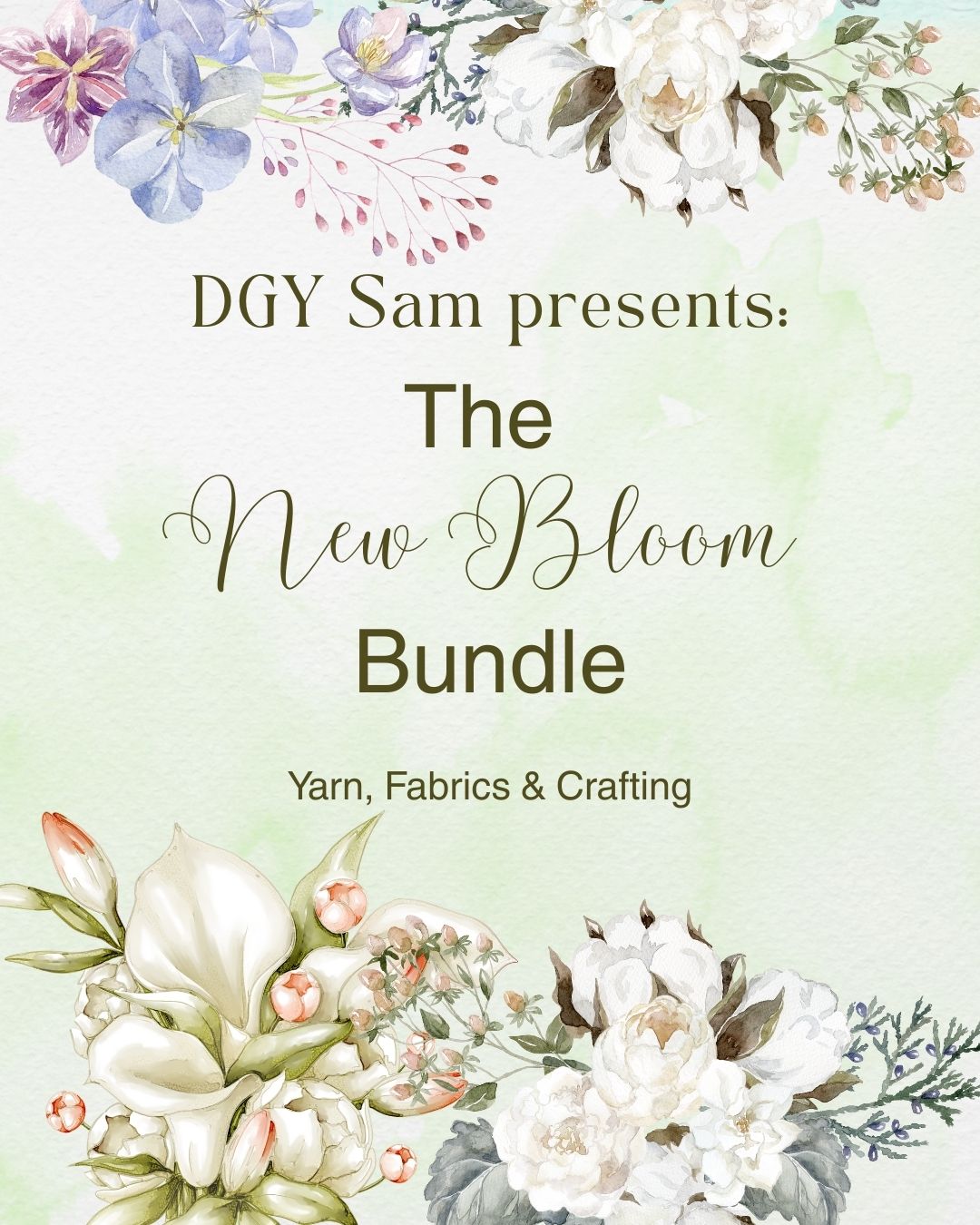Sam's Serendipity Finds - Live Auction: New Bloom Bundle (Yarn, Crafting & accessories)