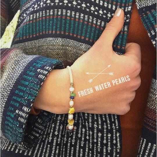 Pearl and Stone Bracelet - Thailand