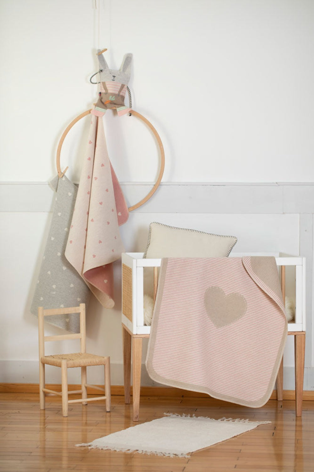 JUWEL Baby Blanket "Hearts Allover"