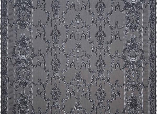 Premium Sheer Panels: The Linda - Silver