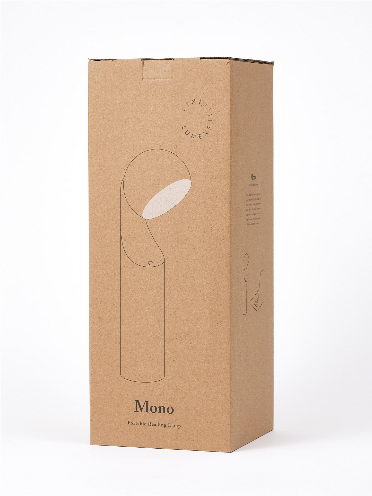 Mono Portable Reading Lamp - Gray/Blue