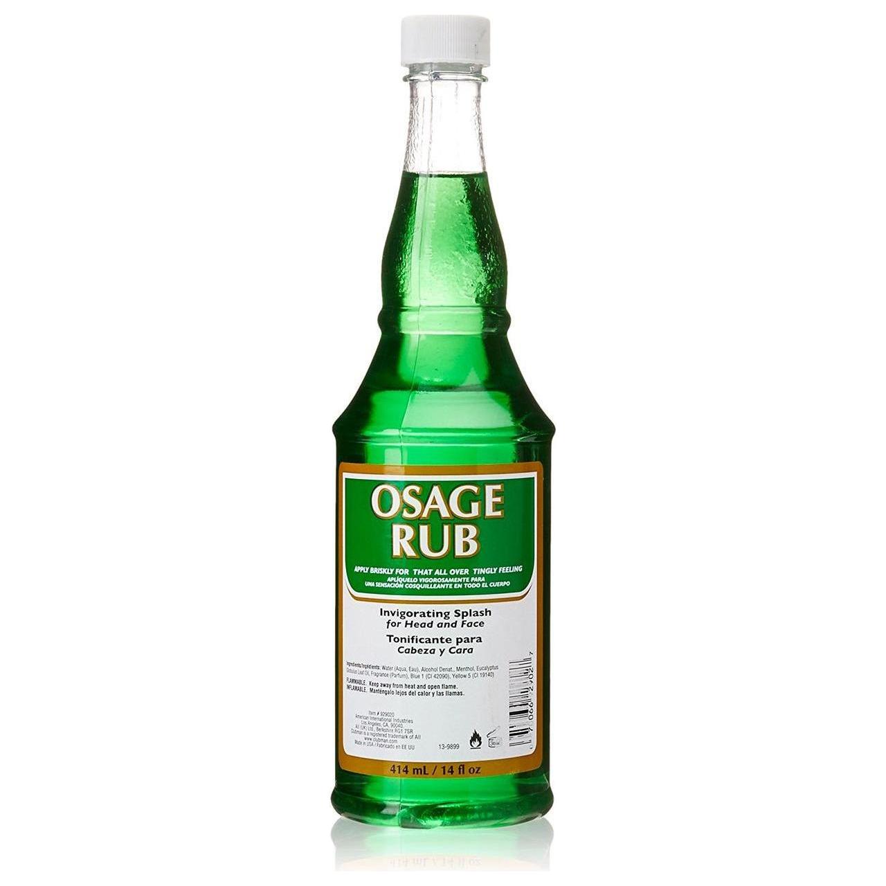 Osage Rub Invigorating Splash 14 Oz