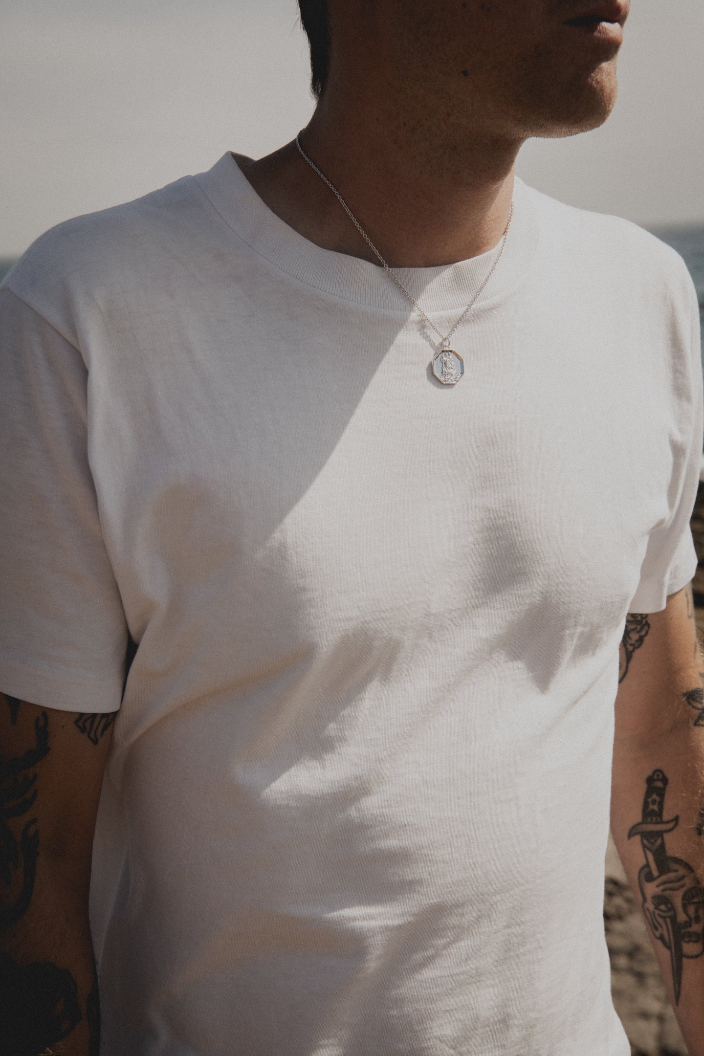 St. Christopher Octagon Necklace