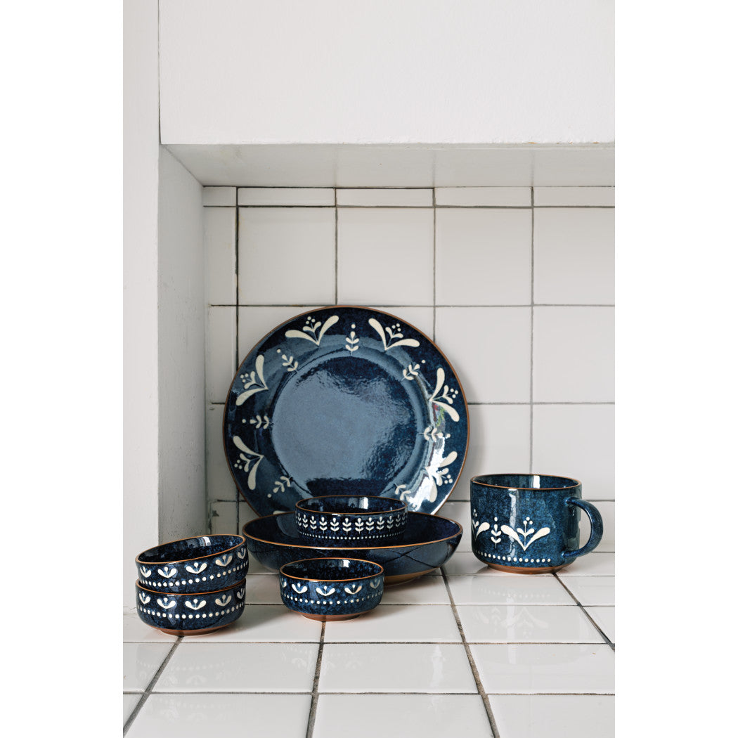 Set of 6 Nightbloom Dinner Plate 10.5 Inch
