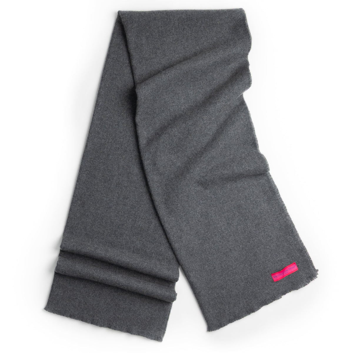 Luxury Cashmere Throw - Charcoal