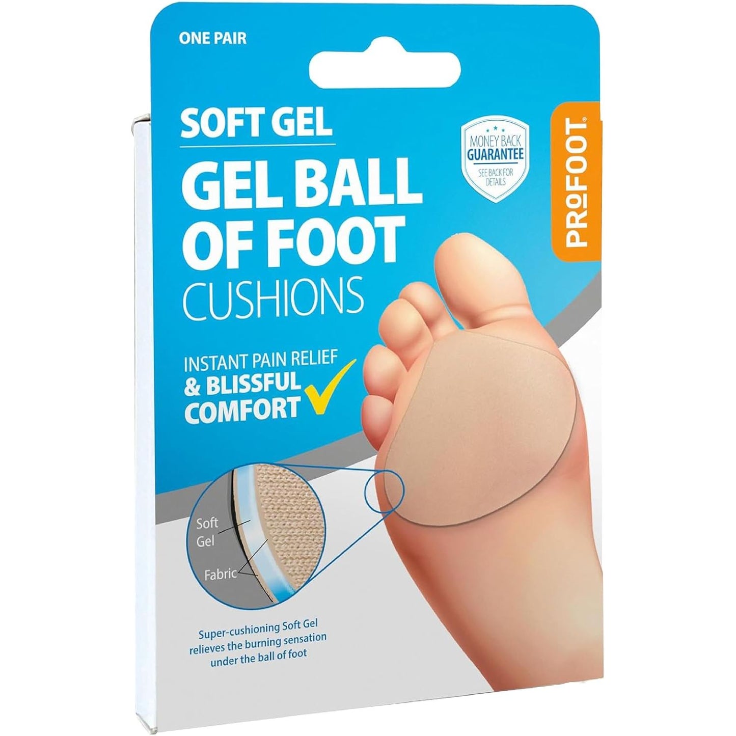 Profoot Soft Gel Ball Of Foot Cushions