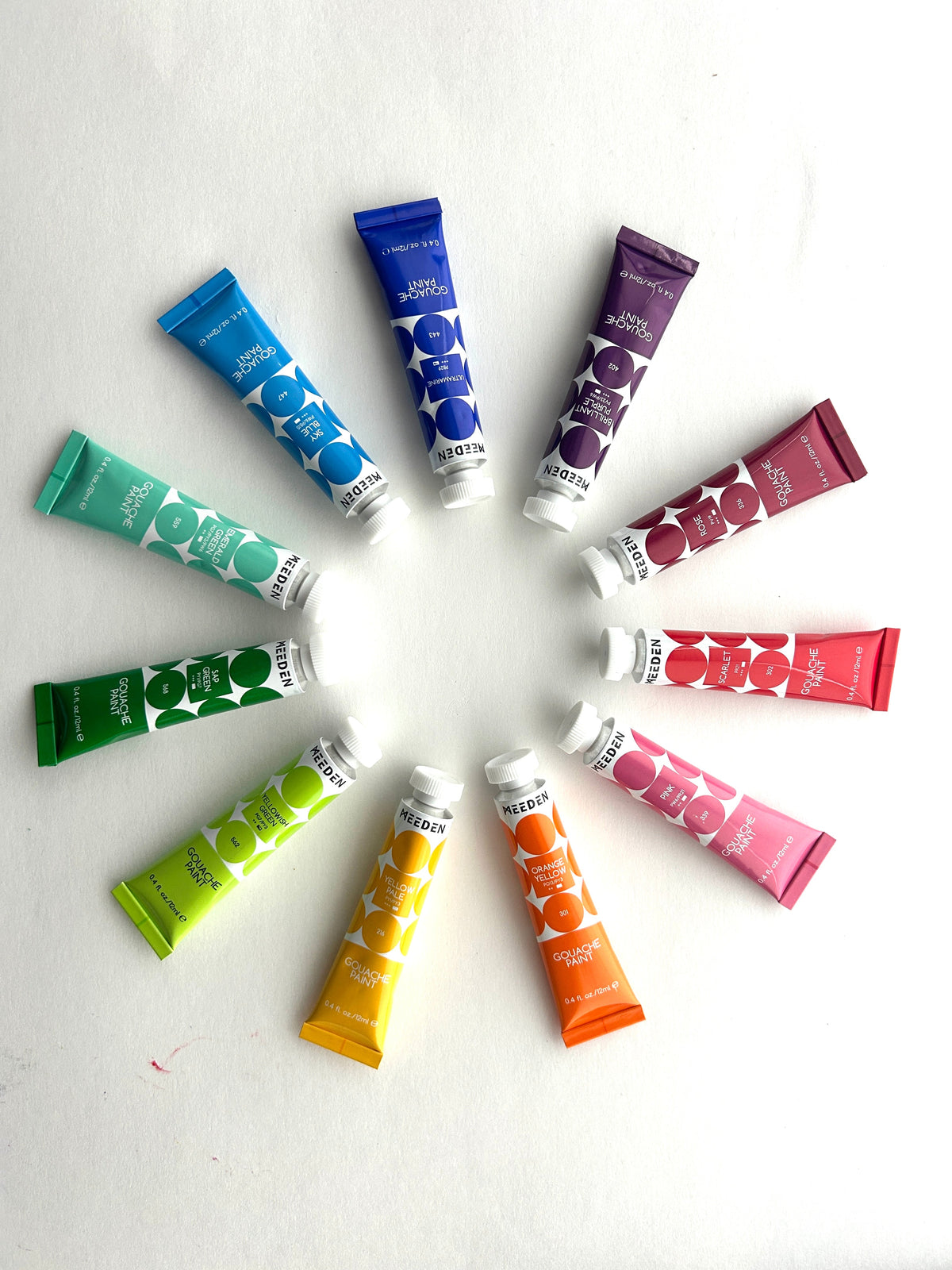 48-Color Gouache Paint Set for Beginner-Friendly Art Sessions