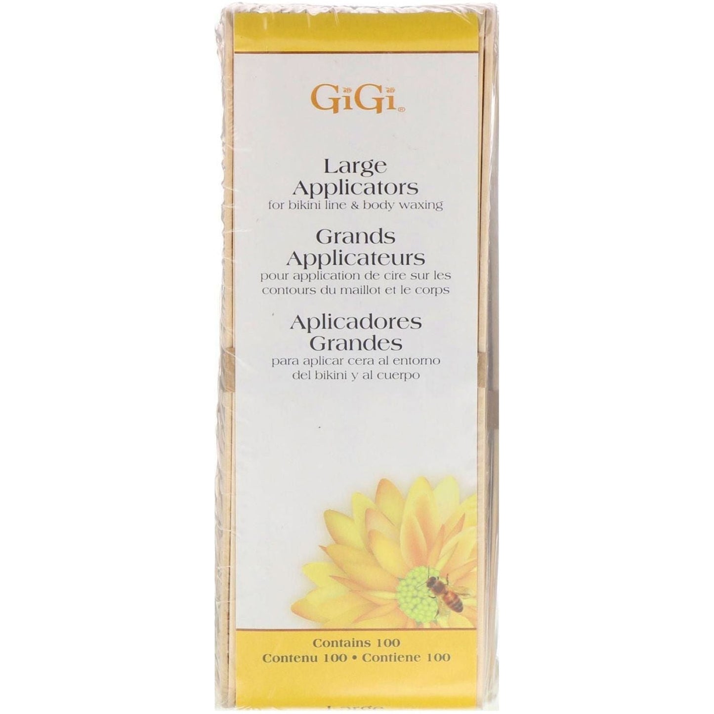 Gigi Honee Wax Applicators Large 100 Ct