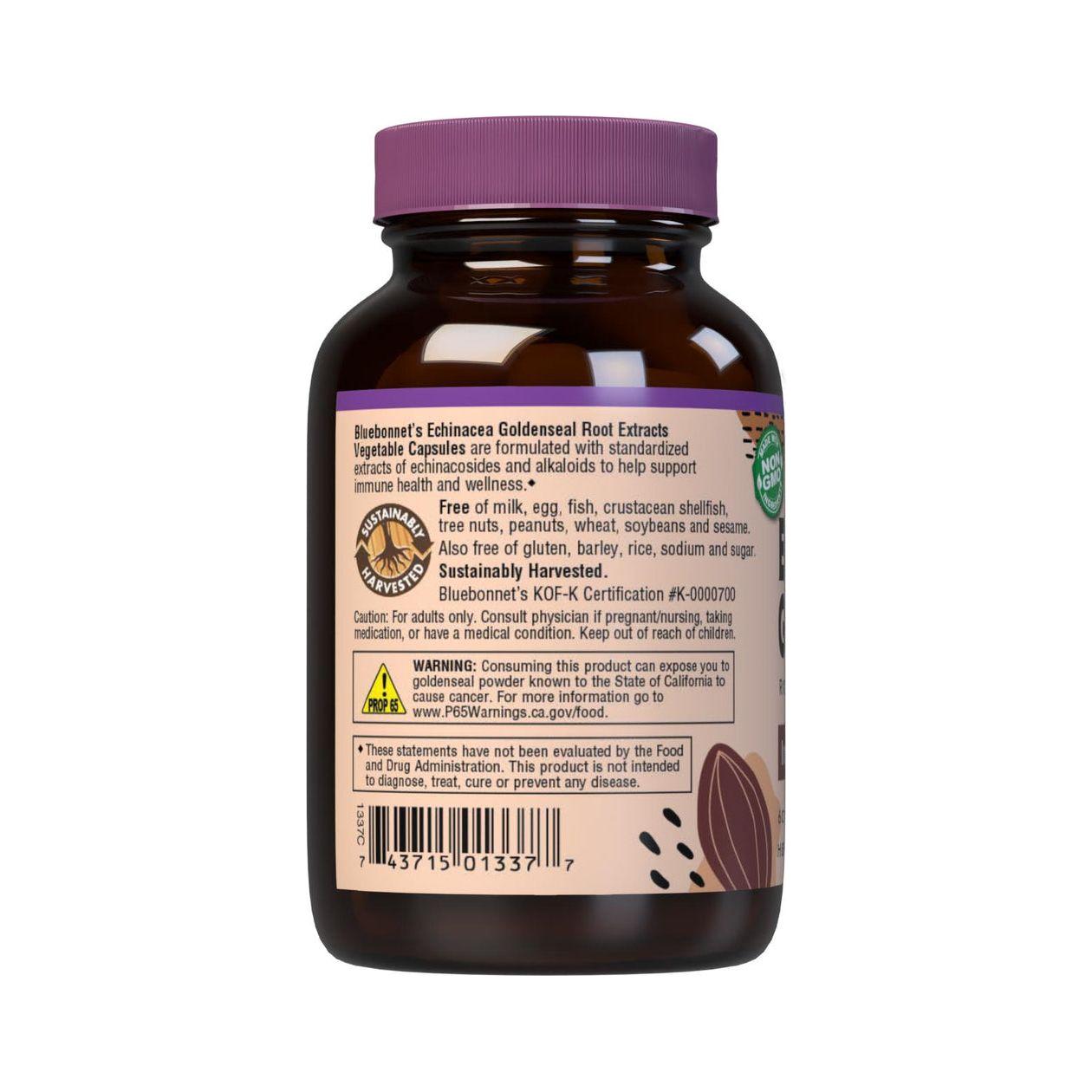 Bluebonnet Standardized Echinacea Goldenseal Root Extract, 60 Vegetables Capsules