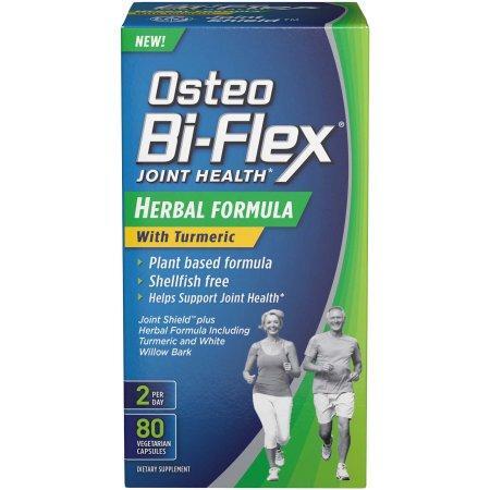 Osteo Bi-Flex Joint Health Herbal Formula With Turmeric Dietary Supplement Capsules