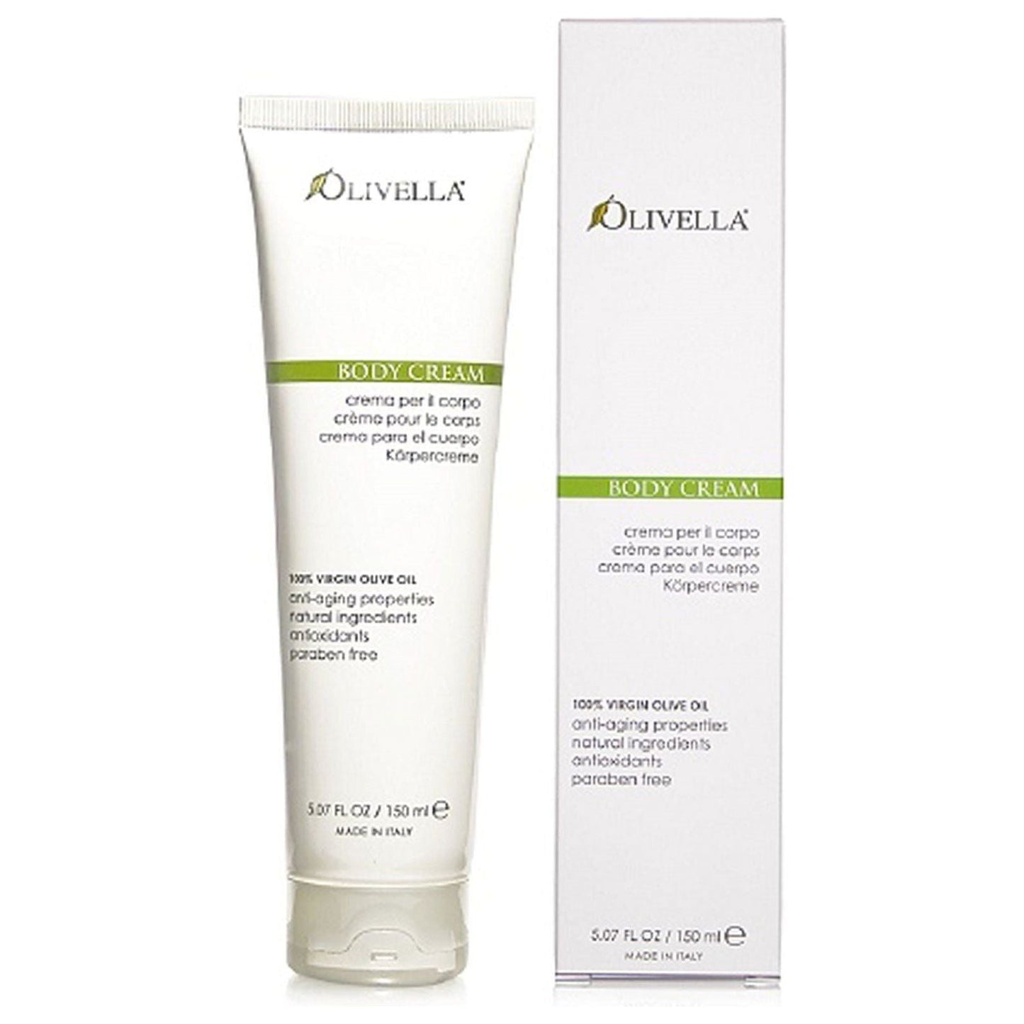 Olivella Virgin Olive Oil Body Cream 5.07 fl oz