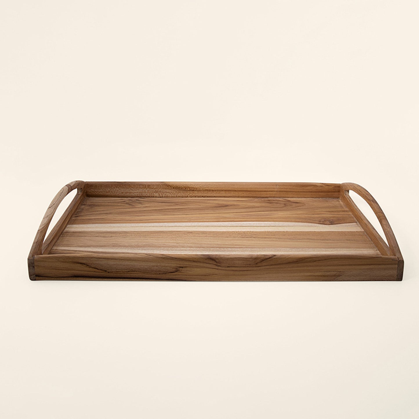 Handmade Teak Wood Serving Tray