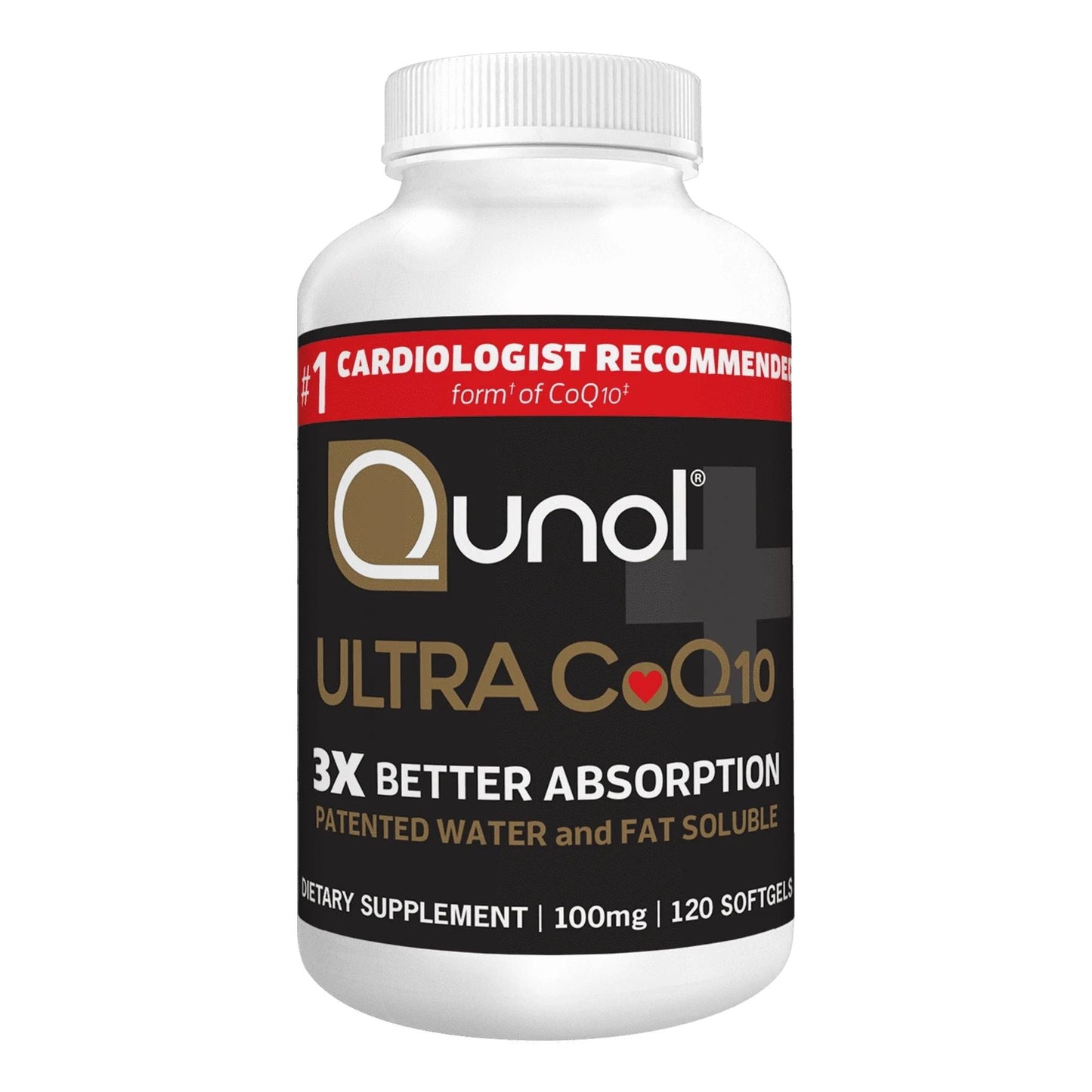 Qunol Ultra CoQ10 100 Mg Dietary Supplement Softgels