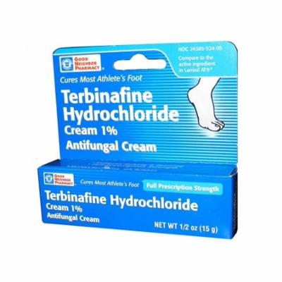 Good Neighbor Pharmacy GNP Terbinafine Hydrochloride Cream 1% Cures Most Athlete's Foot