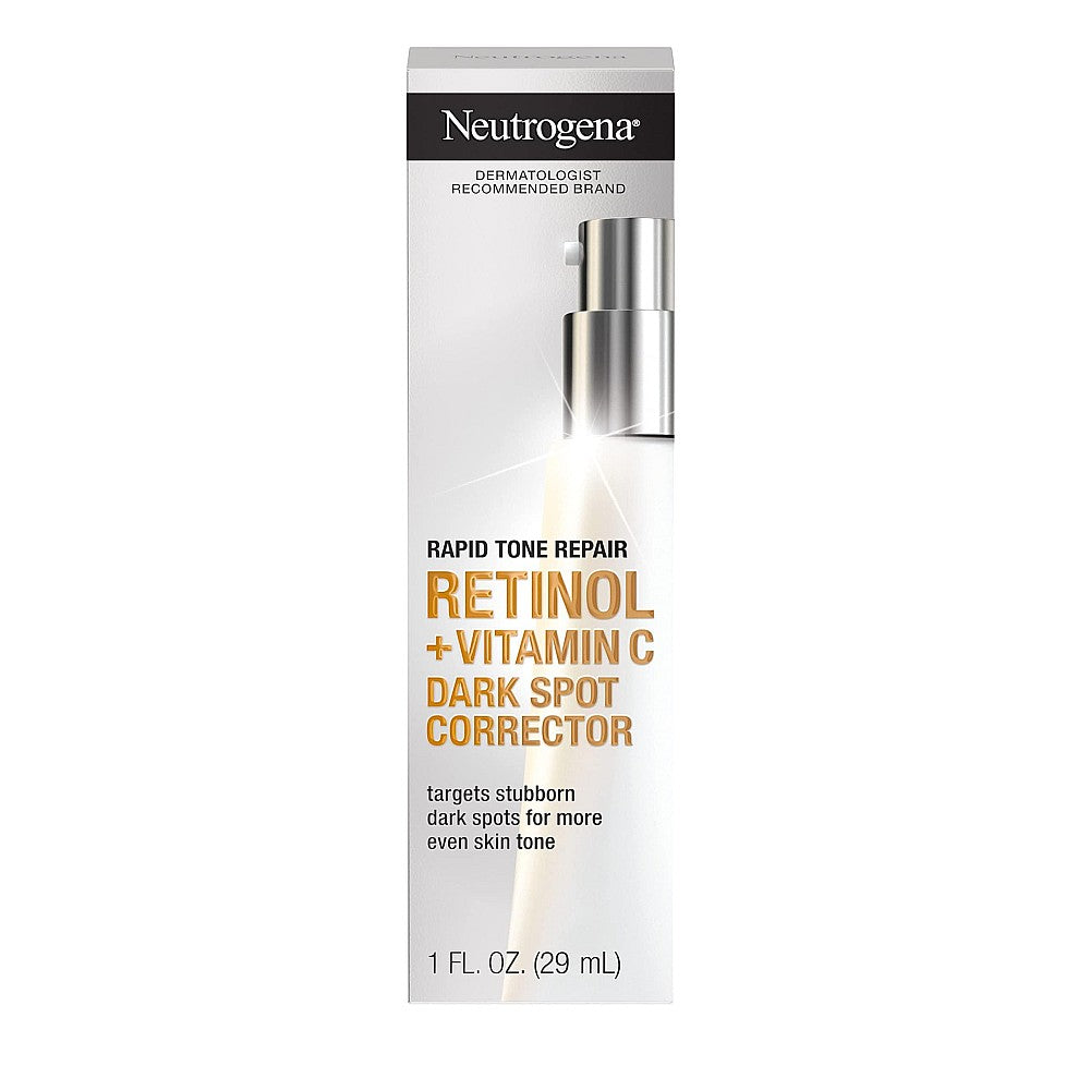 Neutrogena Rapid Tone Repair Retinol + Vitamin C Dark Spot Corrector Face Serum - 1 Oz