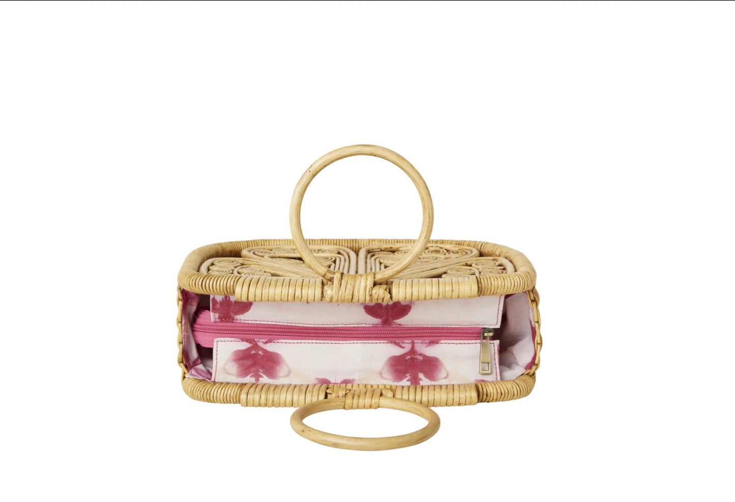 Butterfly Wicker Handbag