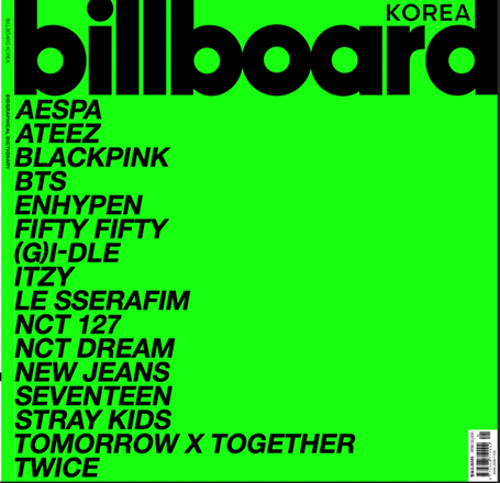 Billboard Korea - Biographical Dictionary (KPop Artist)