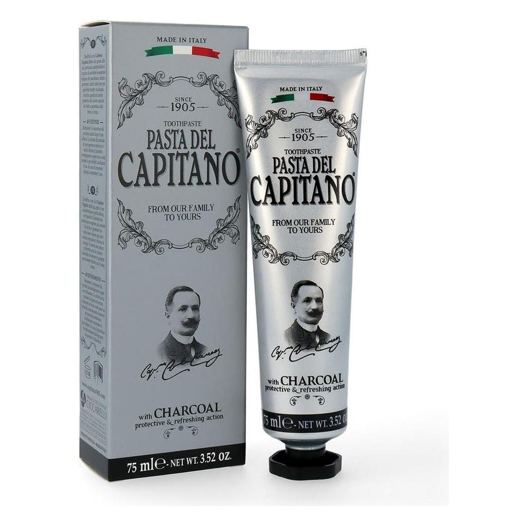Pasta del Capitano Charcoal Toothpaste 75 ml