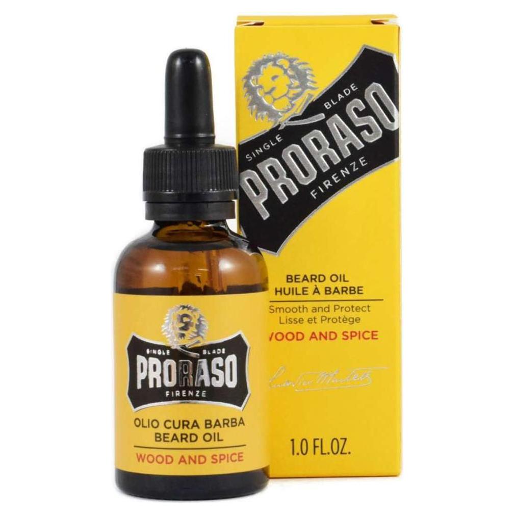 Proraso Beard Oil Wood And Spice 1 Oz