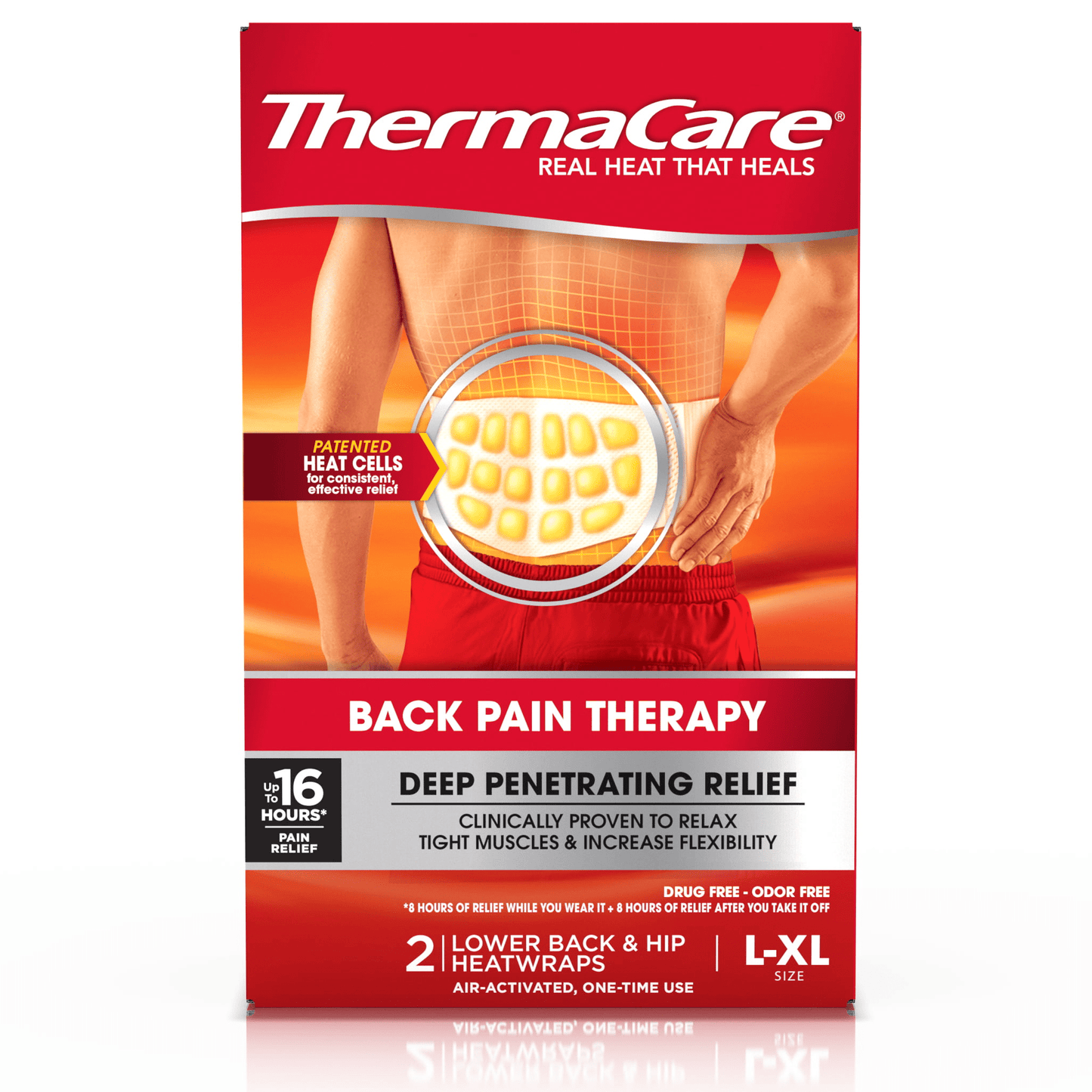 ThermaCare Heatwraps, Lower Back & Hip, L Xl Size