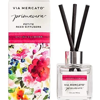 Via Mercato Primavera Spring Flowers Petite Reed Diffuser 1.3oz