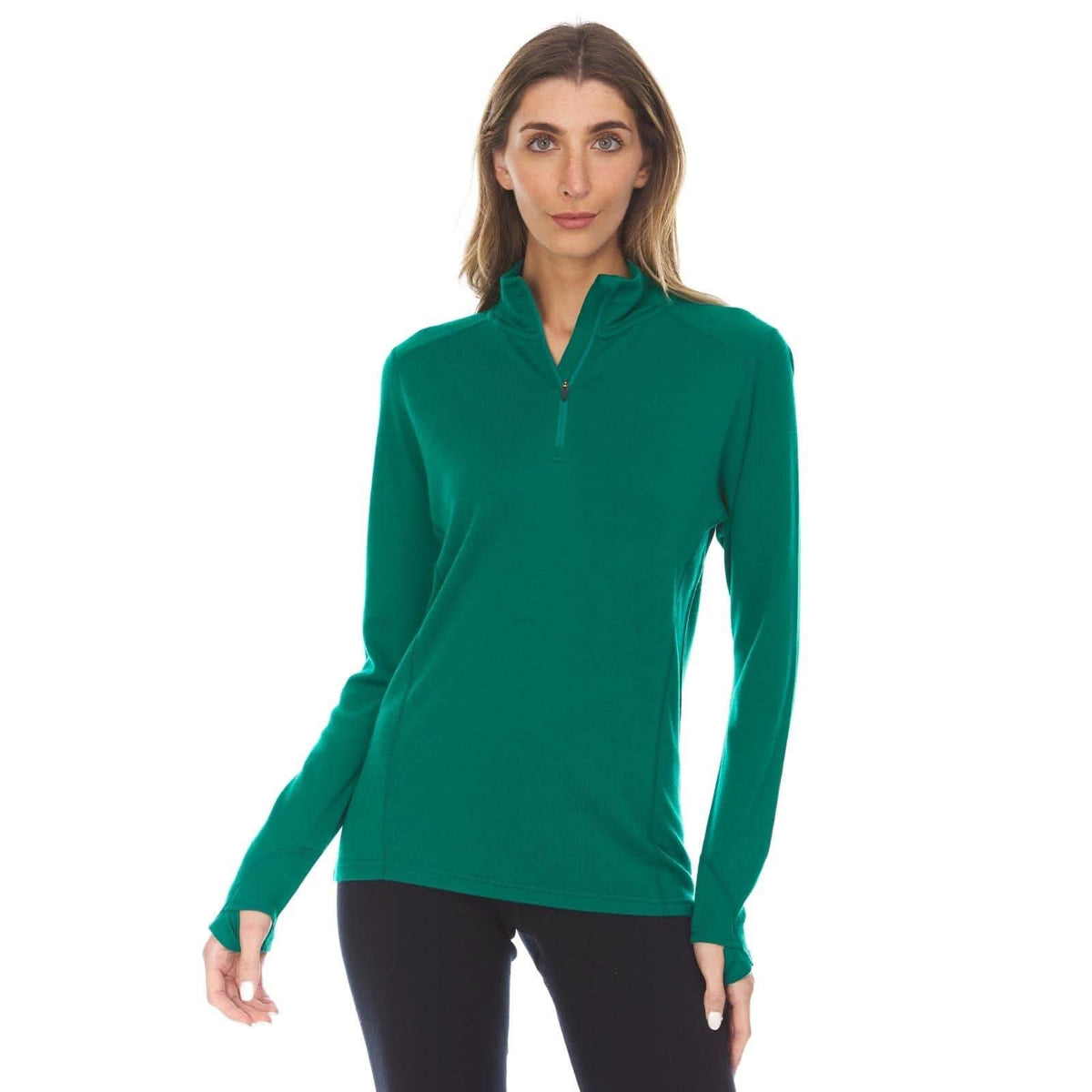 Midweight Women's Wool 1/4 Zip - 100% Merino Wool - Osadia Concept Store