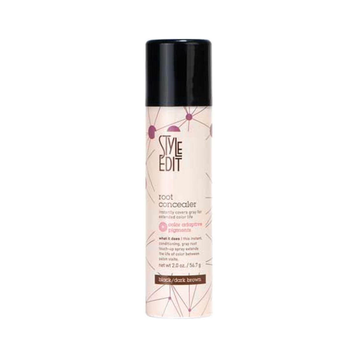 Style Edit Root Concealer Spray Black-Dark Brown 2oz